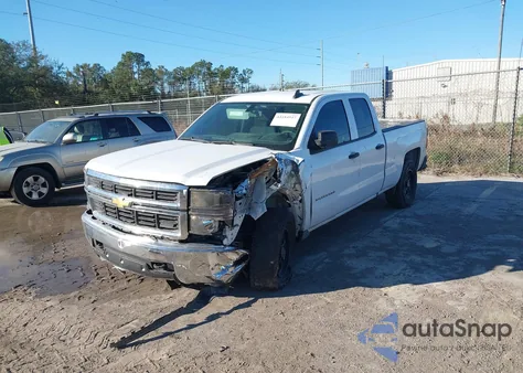 2015 Chevrolet Silverado 1500 Ls из США, поврежденный, VIN 1GCVKPEH8FZ237265